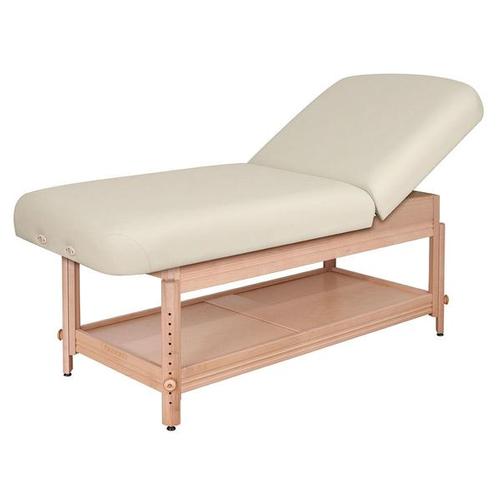 Classic Clinician Stationary Table w/ Backrest Top, 31", Opal, W60734, Portable Massage Tables