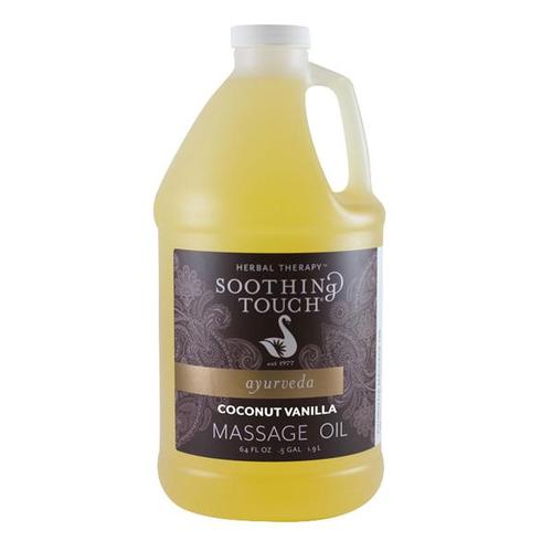 Soothing Touch Coconut Vanilla Oil, 1/2 Gallon, W67357H, Massage Oils