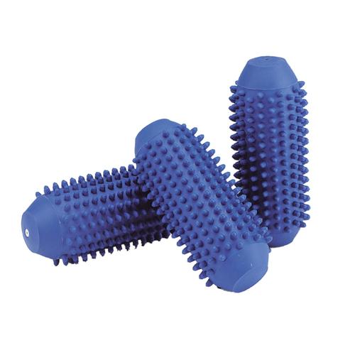 CanDo® Massage roll, 6.5 x 16 cm (2.6" x 6.3"), pair, blue, 1019494, Massage Tools