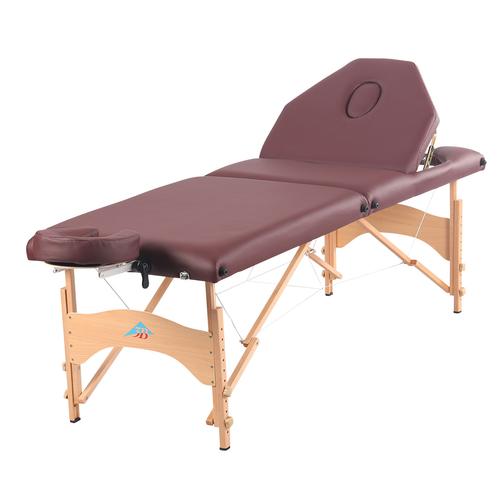 3b Liftback Portable Massage Table Burgundy 3b