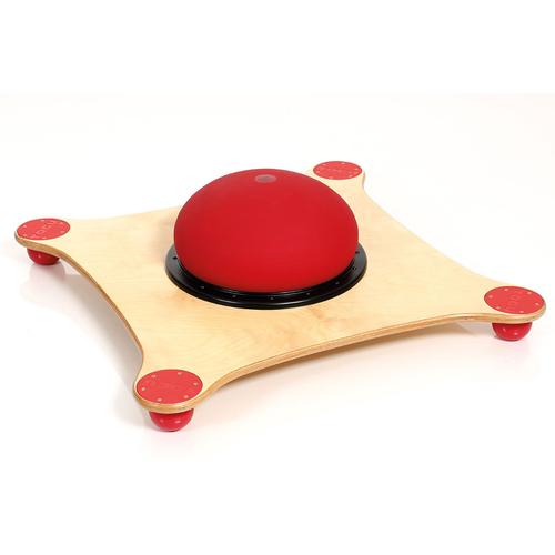 Togu Jumpstep, 31" x 31" x 11", birch wood w/red balls, 3009996, Exercise Balls