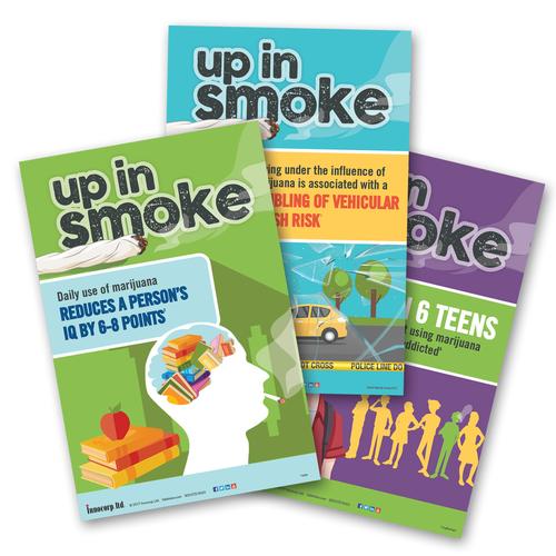 Marijuana "Up In Smoke" 3 Poster Pack, 3011776, Drug and Alcohol Education