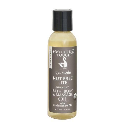 Nut Free Lite Bath, Body & Massage Oil 4 oz, 3011845, Massage Oils