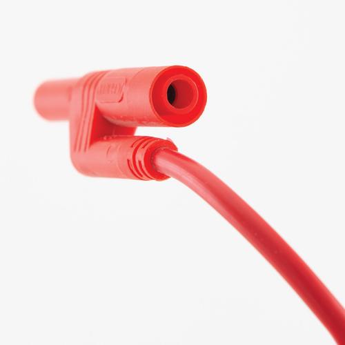 Safety Patch Cord 2.5mm/75cm Red, 3007538 [U13721], Experiment Leads and Cables