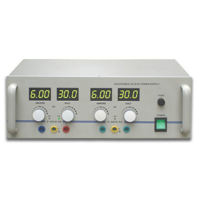 AC/DC Power Supply 0 – 30 V, 0 – 6 A (230 V, 50/60 Hz), 1003593 [U33035-230], Power Supplies
