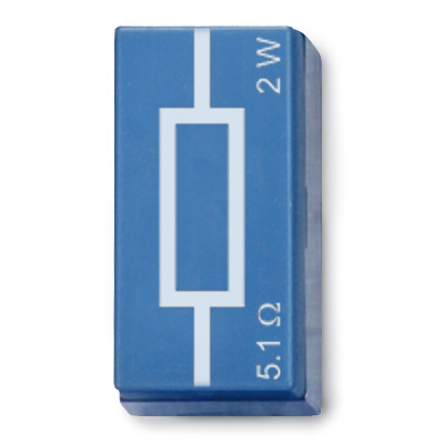 Linear Resistor, 5.1 Ohm, 1012906 [U333014], Plug-In Component System