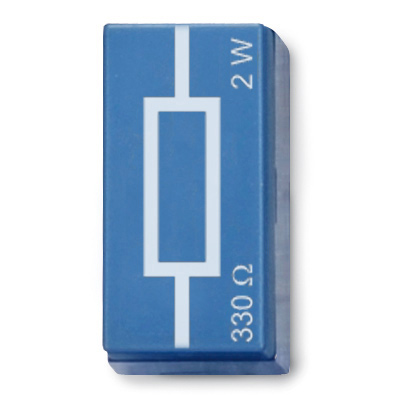 Linear Resistor, 330 Ohm, 1012913 [U333021], Plug-In Component System