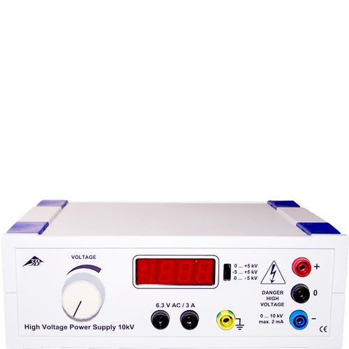 High-Voltage Power Supply 10 kV (115 V, 50/60 Hz), 1020138 [U8557480-115], Power supplies with short-circuit current up to 2 mA