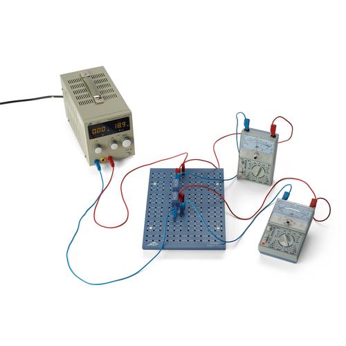 Experiment: Voltage Dividers (230 V, 50/60 Hz), 8000617 [UE3020340-230], Charge transport and current