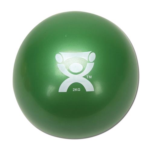 Cando Plyometric Weighted Ball, green, 4.4 lbs | Alternative to dumbbells, 1008995 [W40123], Weights