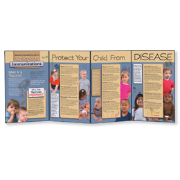 Childhood Immunizations Folding Display, 3004688 [W43143], Parenting Education