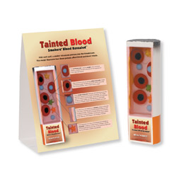 Tainted Blood: Smokers' Blood Revealed™ Display, 3004712 [W43177], Tobacco Education