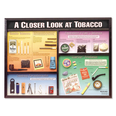 A Closer Look at Tobacco 3D Display, 3011553 [W43239], Tobacco Education
