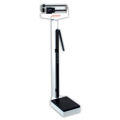Detecto Eye-Level Physician Scales w/ Height Rod, 1017443 [W46245], Professional Scales