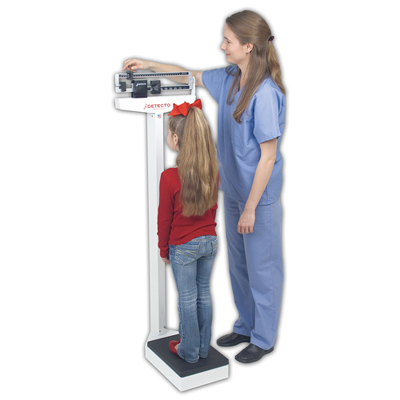 Stainless Steel Eye-Level Physician Scales w/o Height Rod, 1017444 [W46246S], Professional Scales