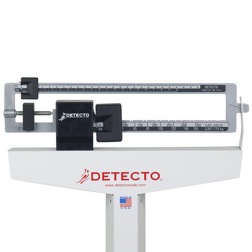 Detecto Dual Reading Eye-Level Physicians Scale w/ Height Rod - 1017447 - W46247 - Detecto - 339 - Medical Scales | Weight Scales | Home Scales | Detecto Scales