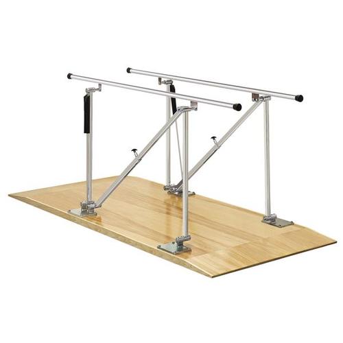 Single Person Platform Mounted Parallel Bars 7’, W50842, Parallel Bars and Wall Bars