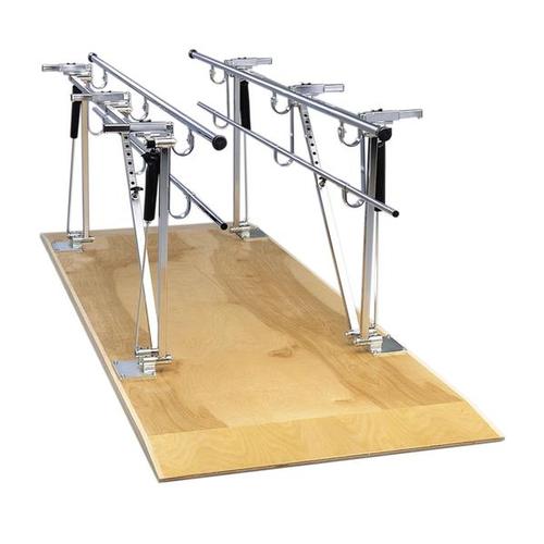 Single Person Platform Mounted Parallel Bars 7’, W50844, Parallel Bars and Wall Bars