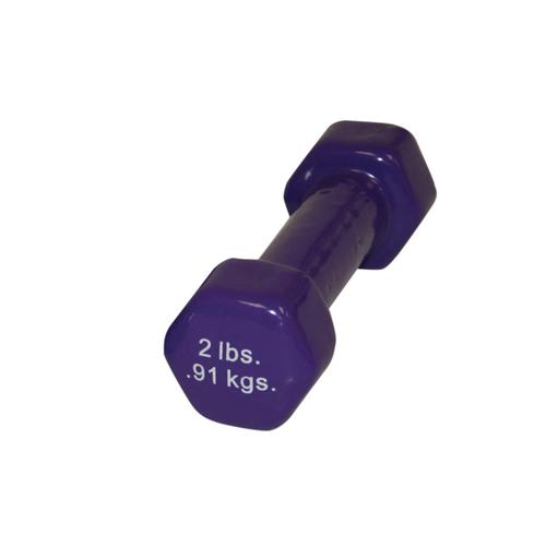 Cando Dumbbell - 2 lbs. Violet, 1015472 [W53639], Weights