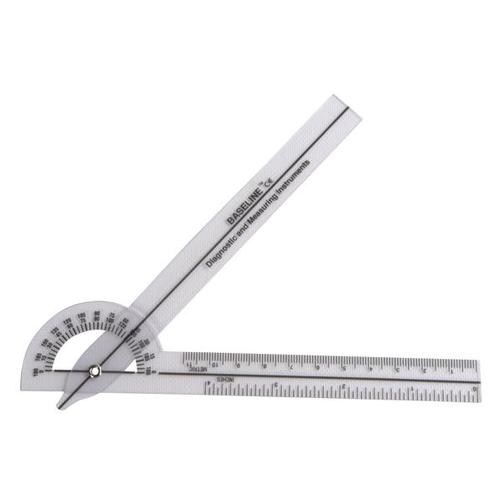 Baseline 180 Degree Clear 6" Pocket Goniometer, 1009085 [W54299], Goniometers and Inclinometers