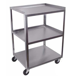 3 Shelf Stainless Steel Utility Cart, W56105, Acupuncture Carts