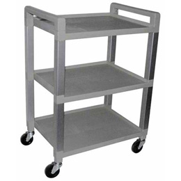 Three Shelf Poly Cart, W56110, Medical Carts