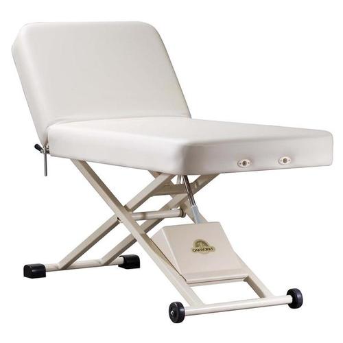 Oakworks ProLuxe Lift-Assist Backrest Table, 31", White, W60737, Esthetics Equipment and Supplies