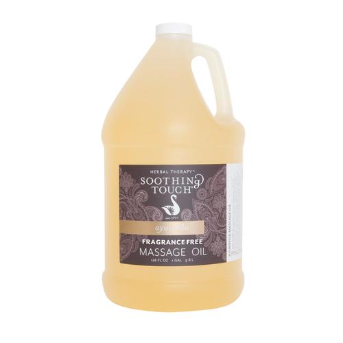 Soothing Touch Fragrance Free Oil, 1/2 Gallon, W67355H, Massage Oils