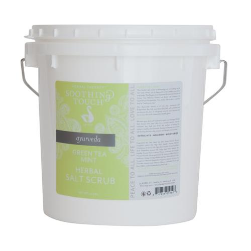 Soothing Touch Salt Scrub, Green Tea Mint, 10lbs., W67365GTM1, Aromatherapy