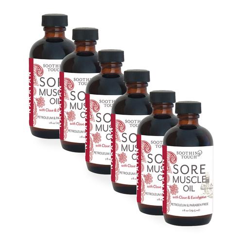 Soothing Touch Sore Muscle Oil, 6 Pack, W67367ND1, Prossage ™