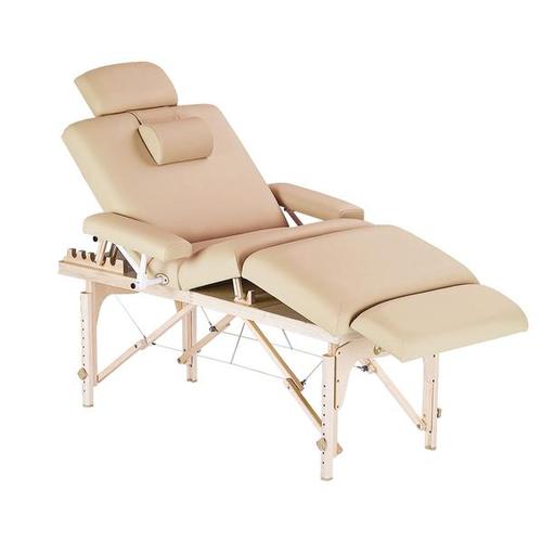 Earthlite Calistoga Portable Salon Table, Vanilla Creme, W68009, Portable Massage Tables
