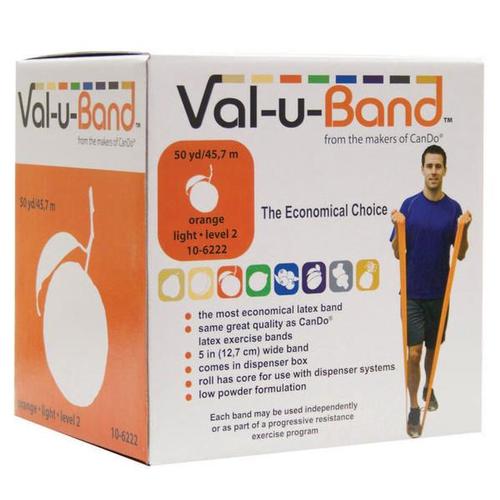 Val-u-Band , orange 50 yard | Alternative to dumbbells, 1018031 [W72027], Exercise Bands
