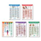 Trigger Point Charts Complete Set of 5, W41172C5, Acupuntura

