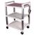 Three Shelf Poly Cart with Power Strip, W56110P, Massage Carts (Small)
