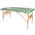 3B Basic Portable Massage Table - Green, 1013725 [W60601G], Portable Massage Tables (Small)
