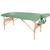 3B Deluxe Portable Massage Table - Green, W60602G, Massage Tables (Small)
