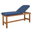 Oakworks Powerline Treatment Table with Back Rest, H Brace, W60749BR, Treatment Tables