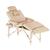 Earthlite Calistoga Portable Salon Table, Vanilla Creme, W68009, Portable Massage Tables (Small)