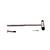 4-in-1 neurological hammer with needle, brush, pinwheel, W72237, Body Composition and Measurement (Small)